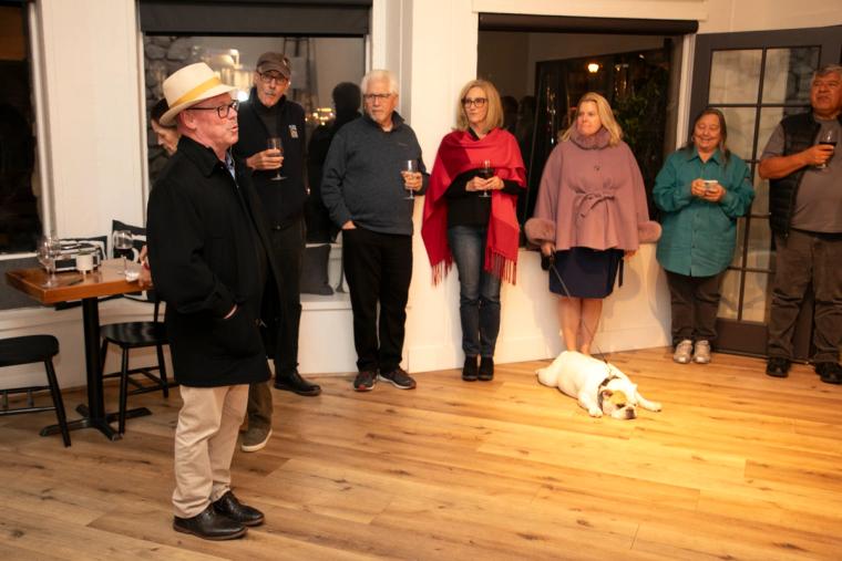 Guests enjoying the afternoon at Twisted Roots Winery during Sip, Savor, & Salute