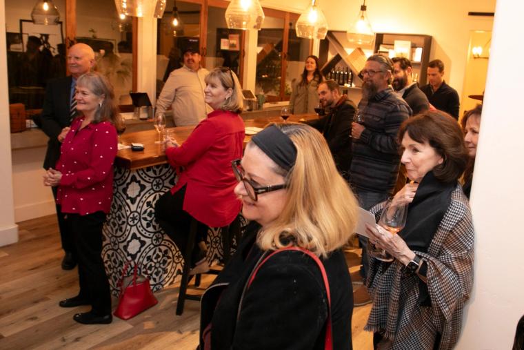 Supporters gathered for Sip, Savor, & Salute, hosted by The Heinrich Team