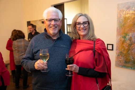 Volunteers and supporters at the Sip, Savor, & Salute fundraiser