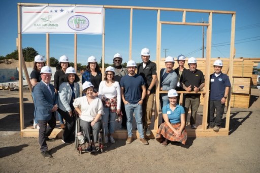 At the Lightfighter Village wall raising