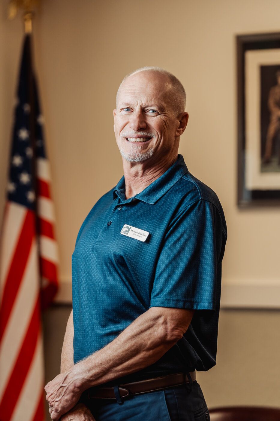 Portrait of Thomas Hawkins, Office Manager