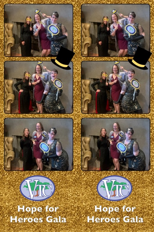 Guests dancing to the evening's entertainment at the 2024 Hope for Heroes Gala