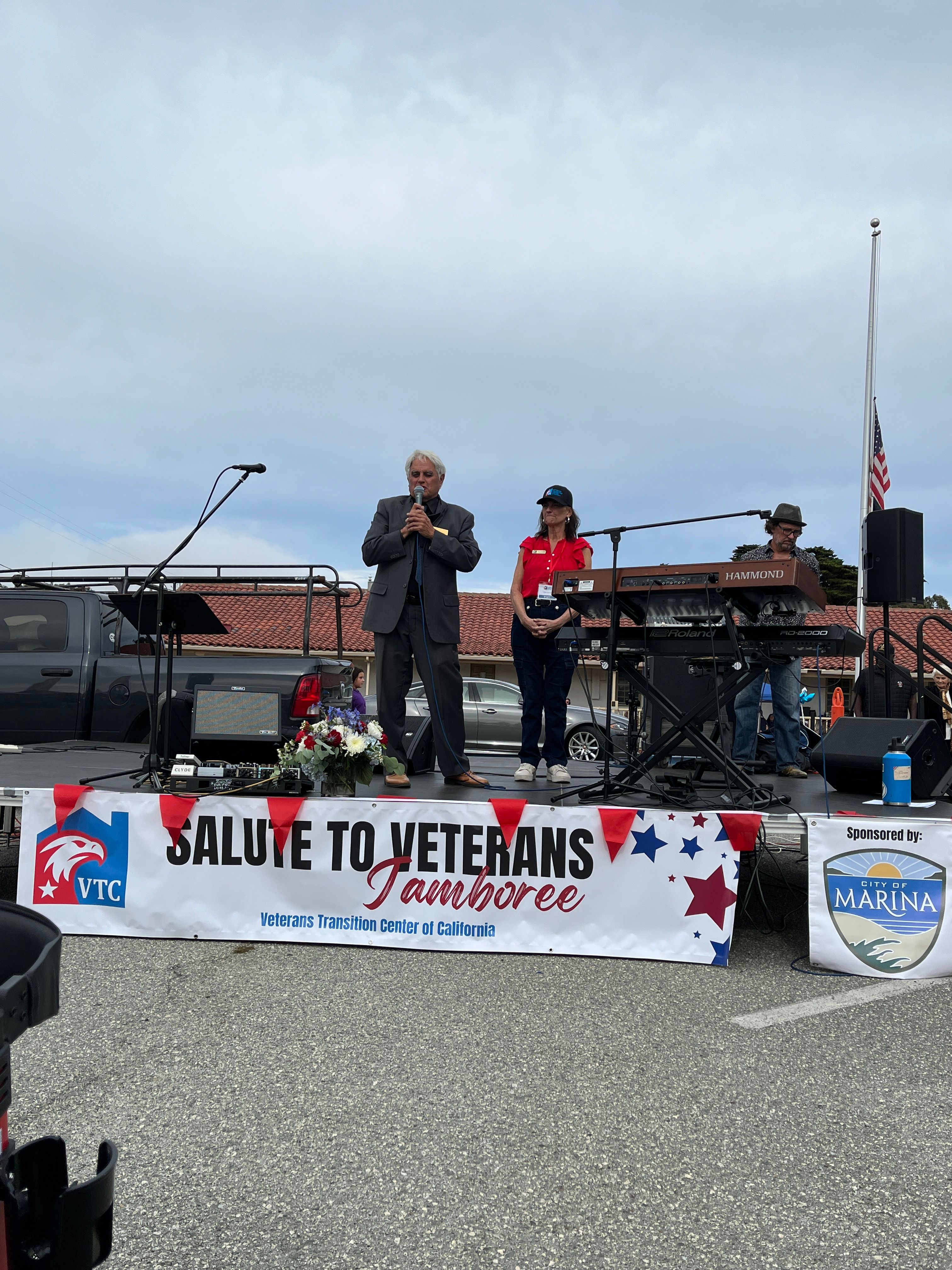 At the Salute to Veterans Jamboree in Marina
