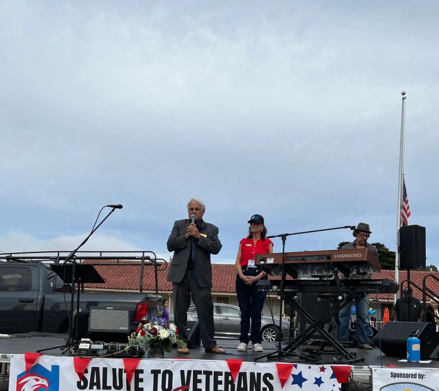 At the Salute to Veterans Jamboree in Marina