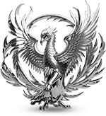 A silver pheonix