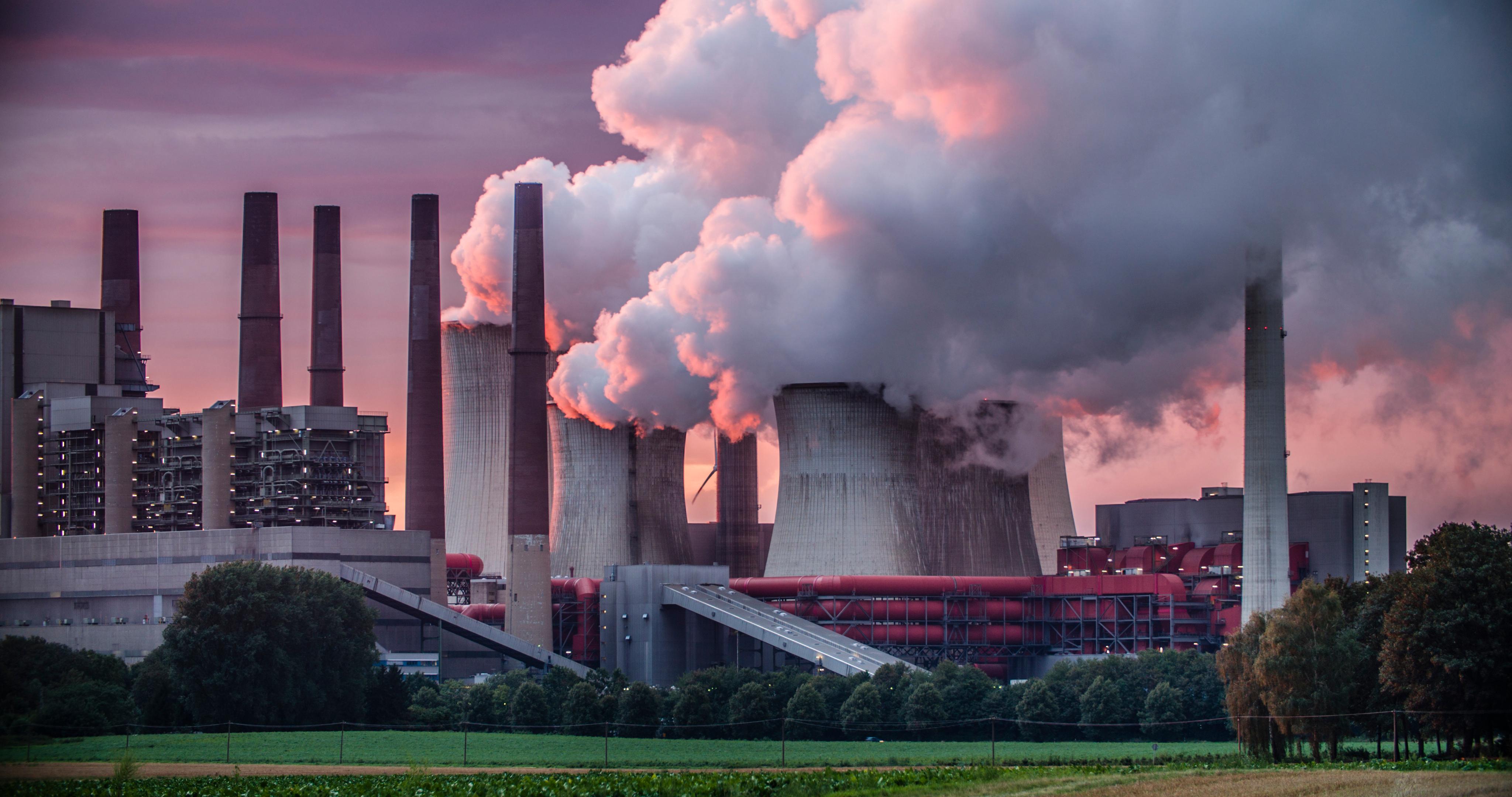 A natural gas power plant