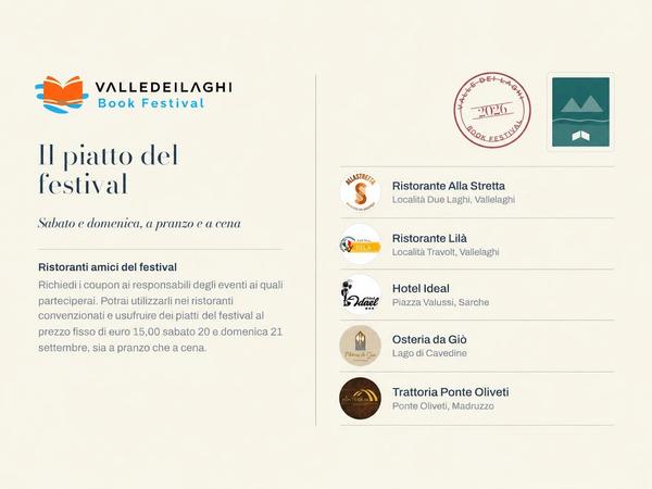 Ristoranti amici del festival