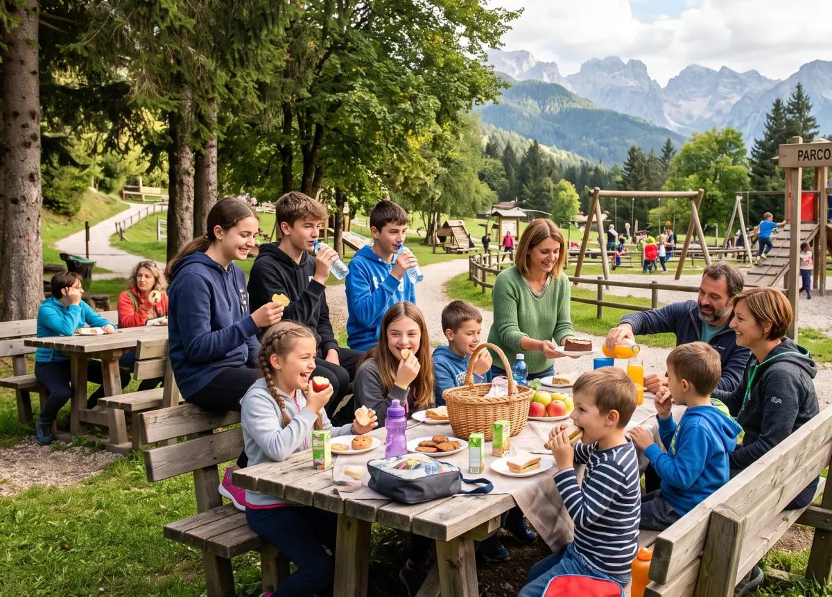 Merenda dissetante con prodotti del territorio