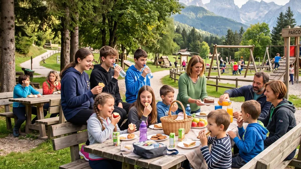 Merenda dissetante con prodotti del territorio