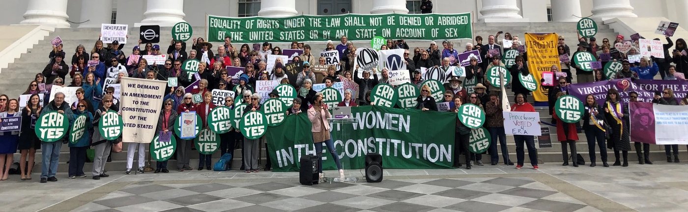ERA ratification rally at the Virginia State Capitol