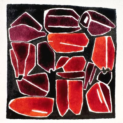 Granatowe kryształy