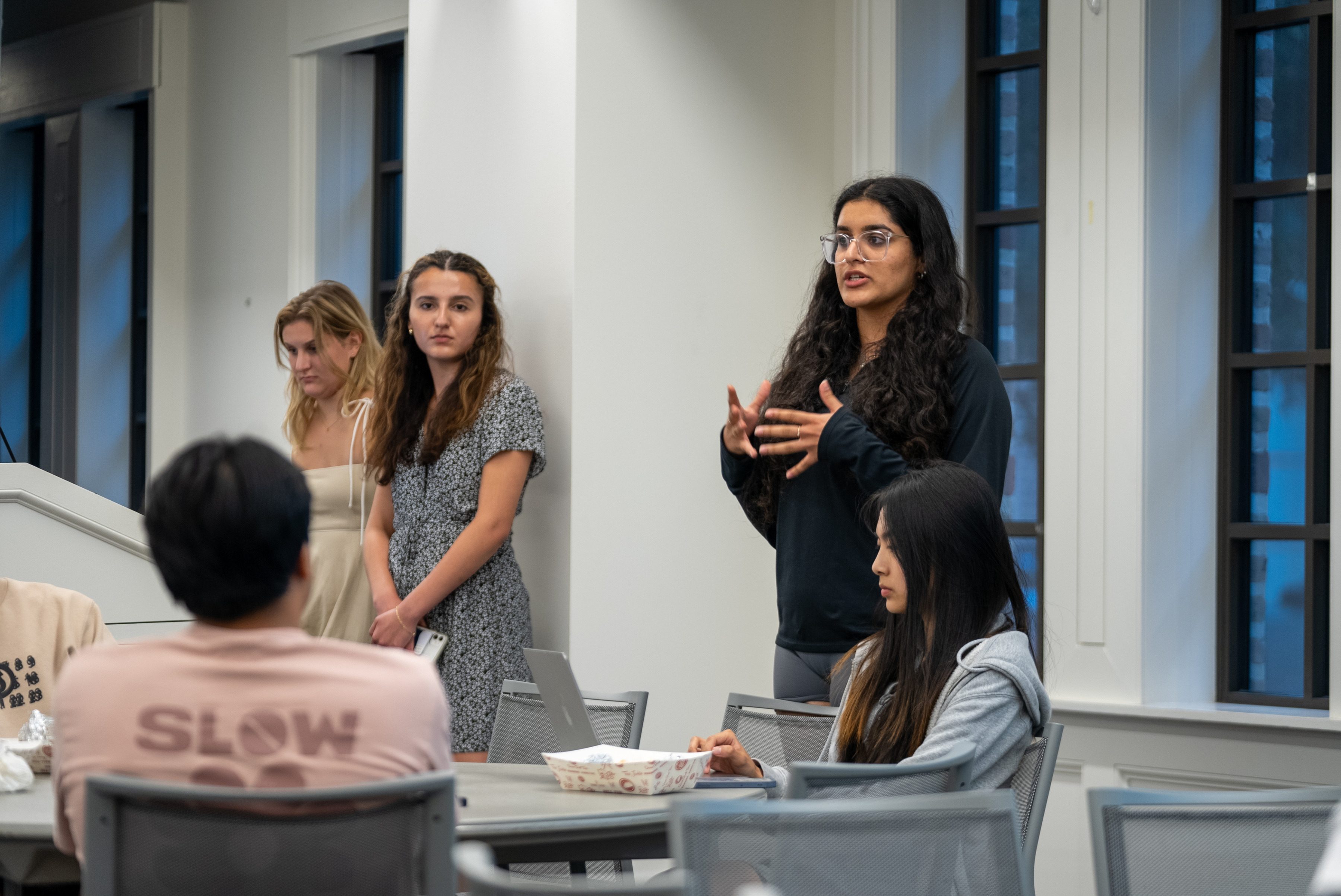 RUIF members presenting at a general club meeting