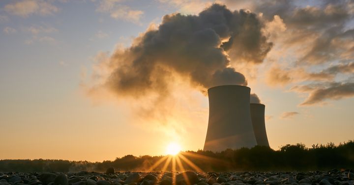 Power Plant Sunset