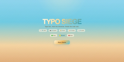 TYPO SIEGE
