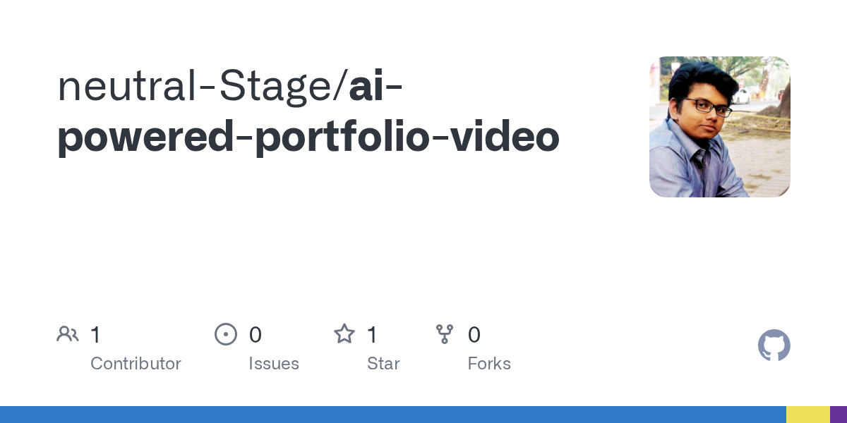 AI-Powered Portfolio Video