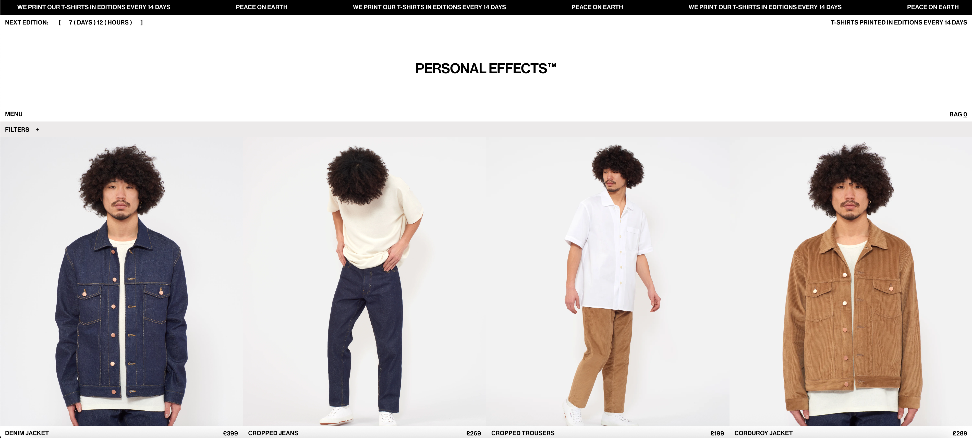 Personal Effects london