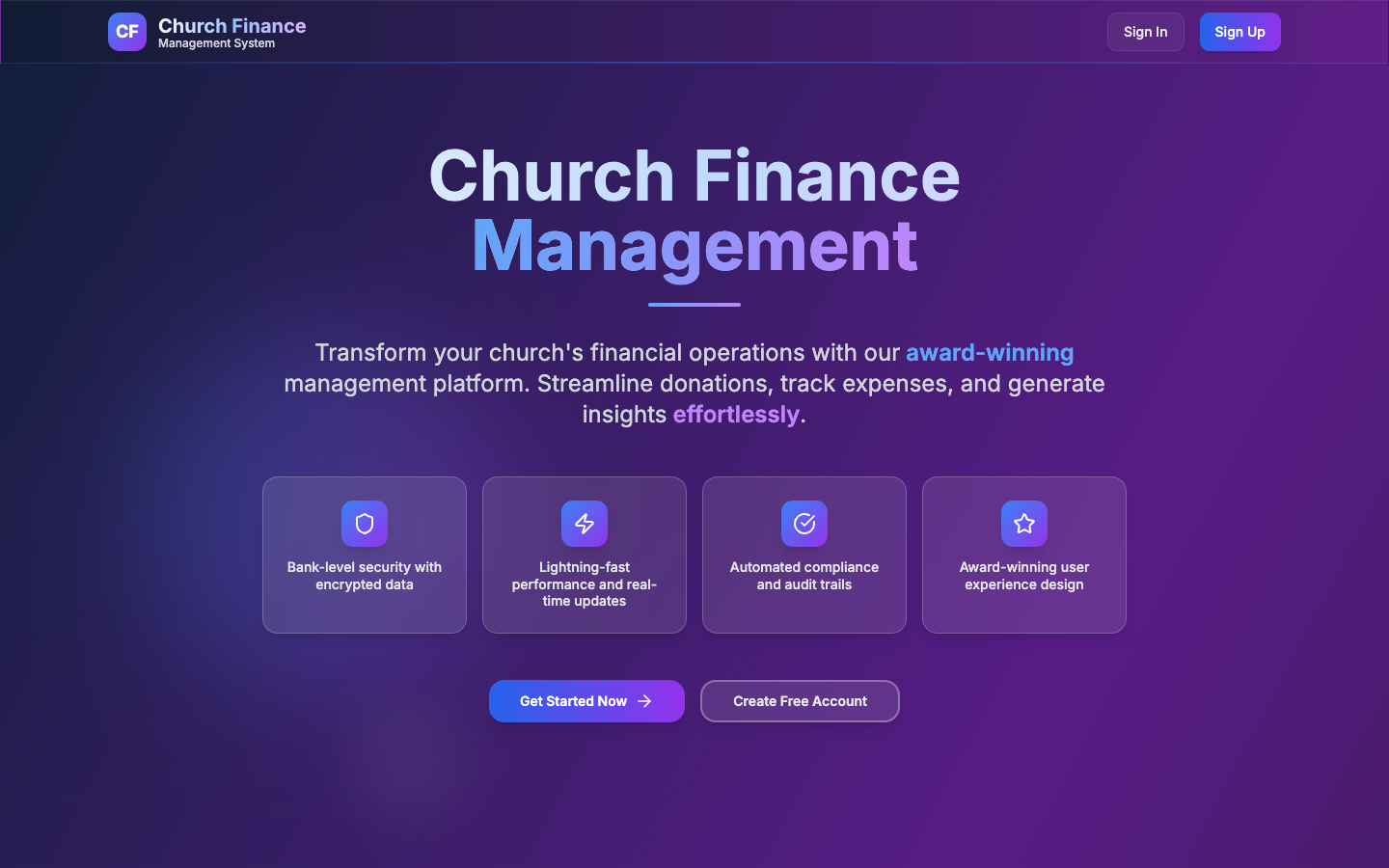Church Finance