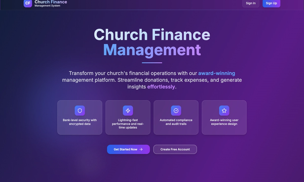 Church Finance