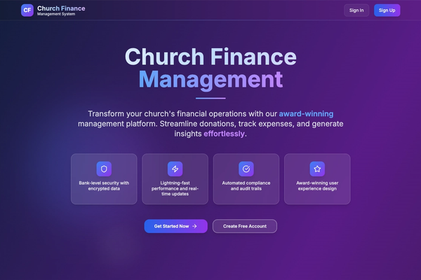 Church Finance