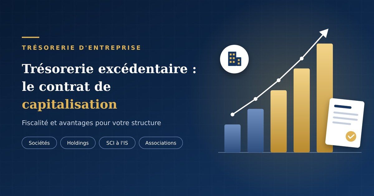 Trésorerie excédentaire : l'atout du contrat de capitalisation