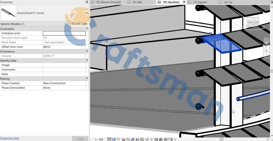 BIM Family Creation (Steel Tower Cladding)