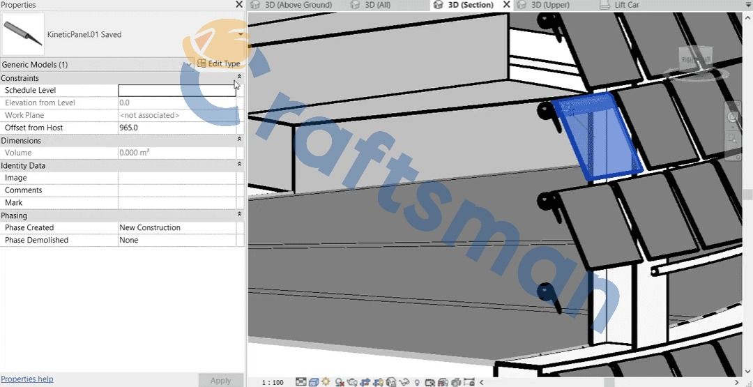 BIM Family Creation (Steel Tower Cladding)