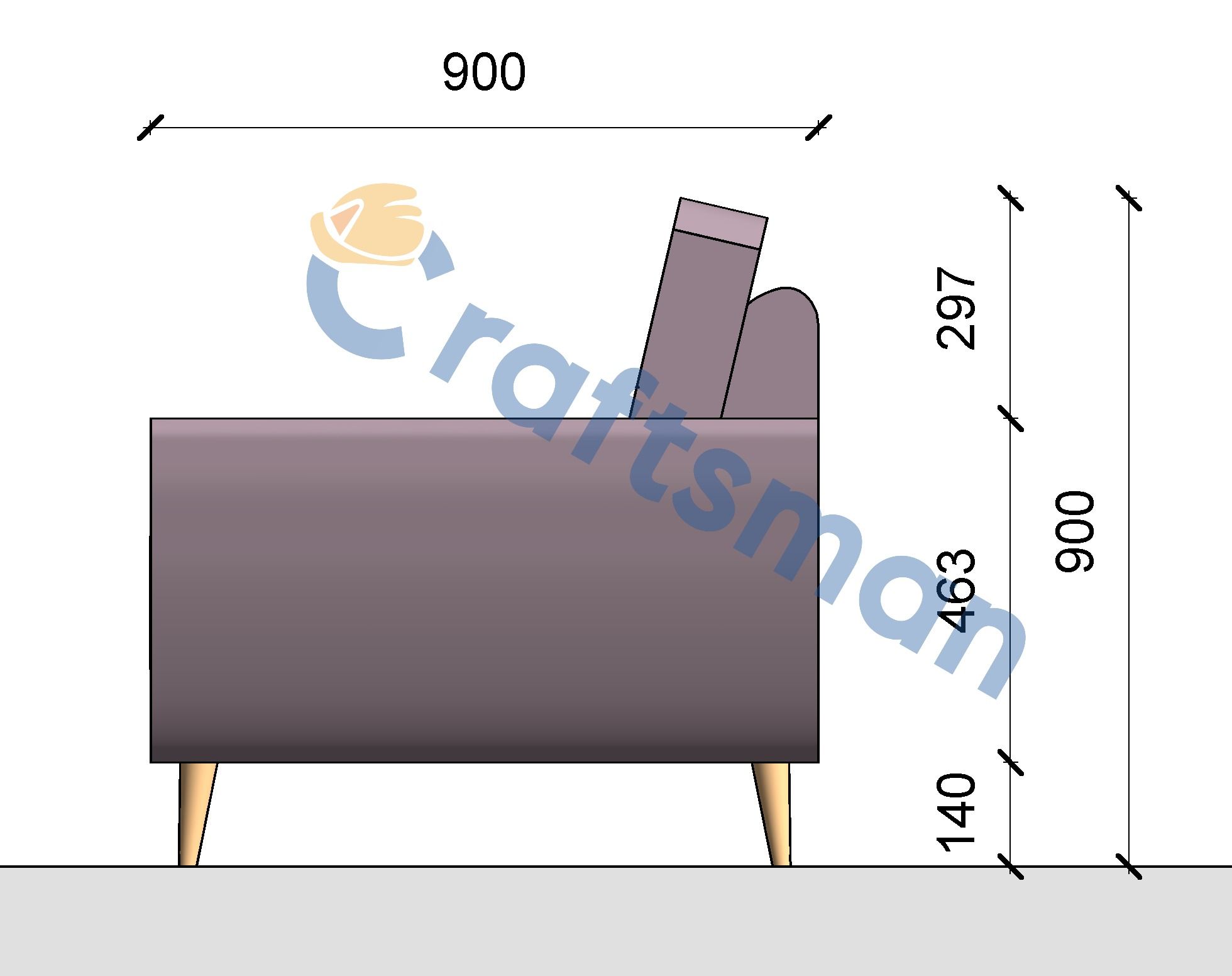 BIM Family Creation (Sofas)