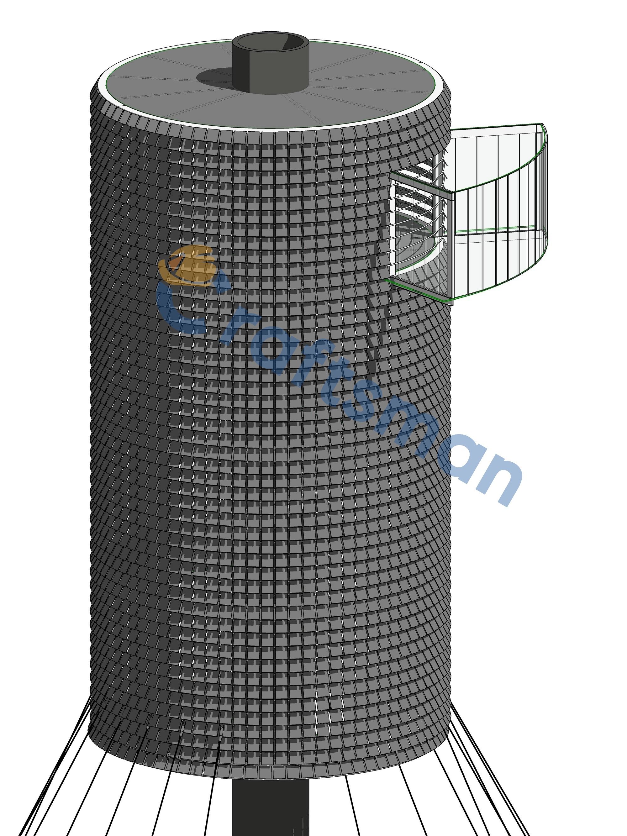 BIM Family Creation (Steel Tower Cladding)