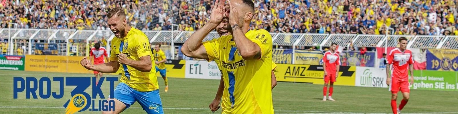 Foto eines Fußballspiels von Lokomotive Leipzig