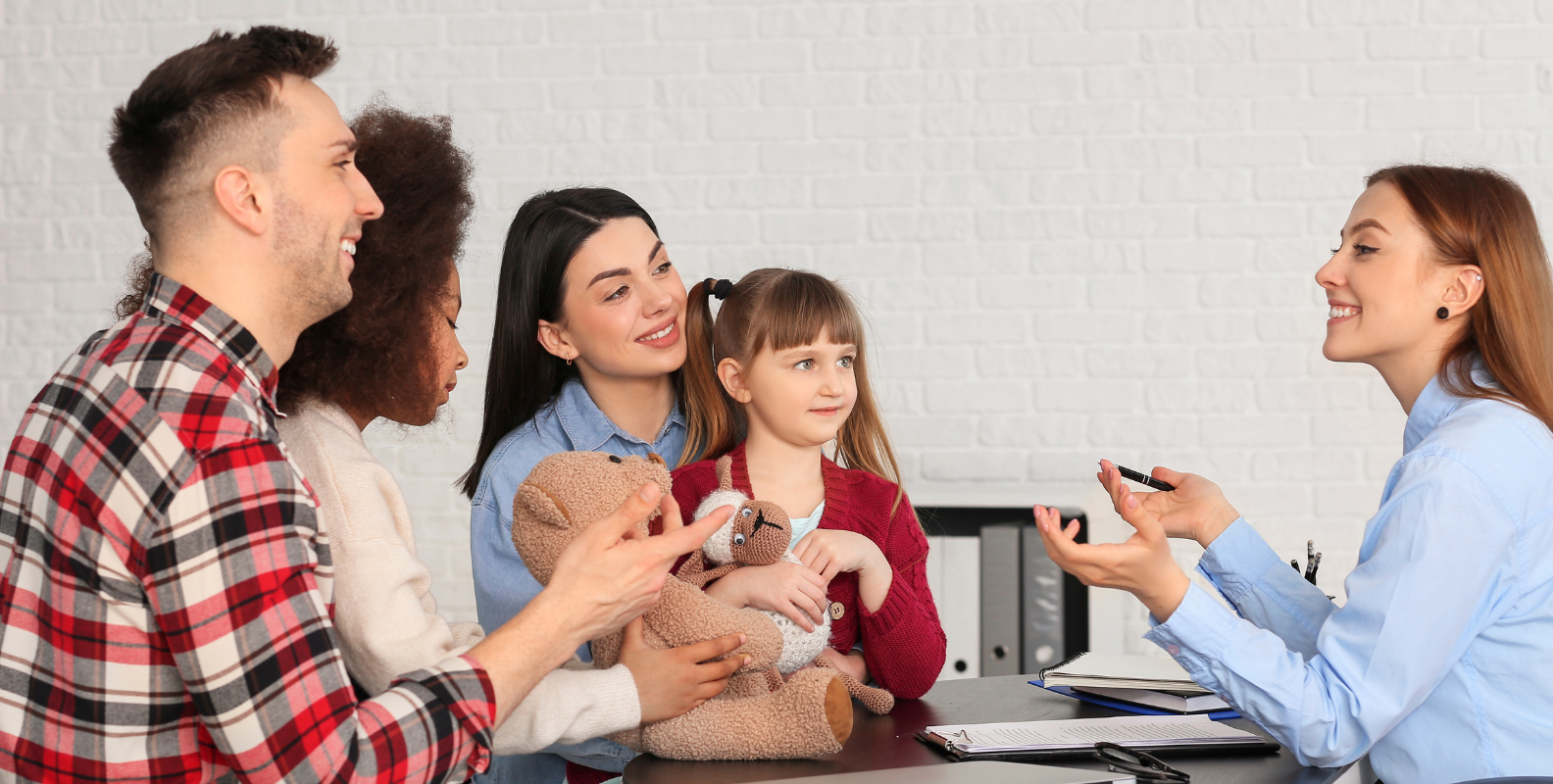 Soziale Einrichtung mit Kindern und Eltern