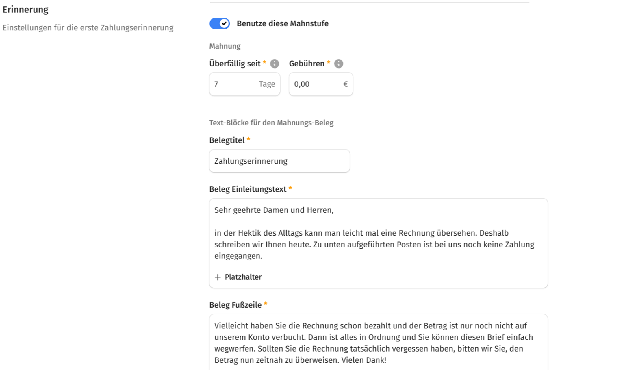 Belegbuchhaltung