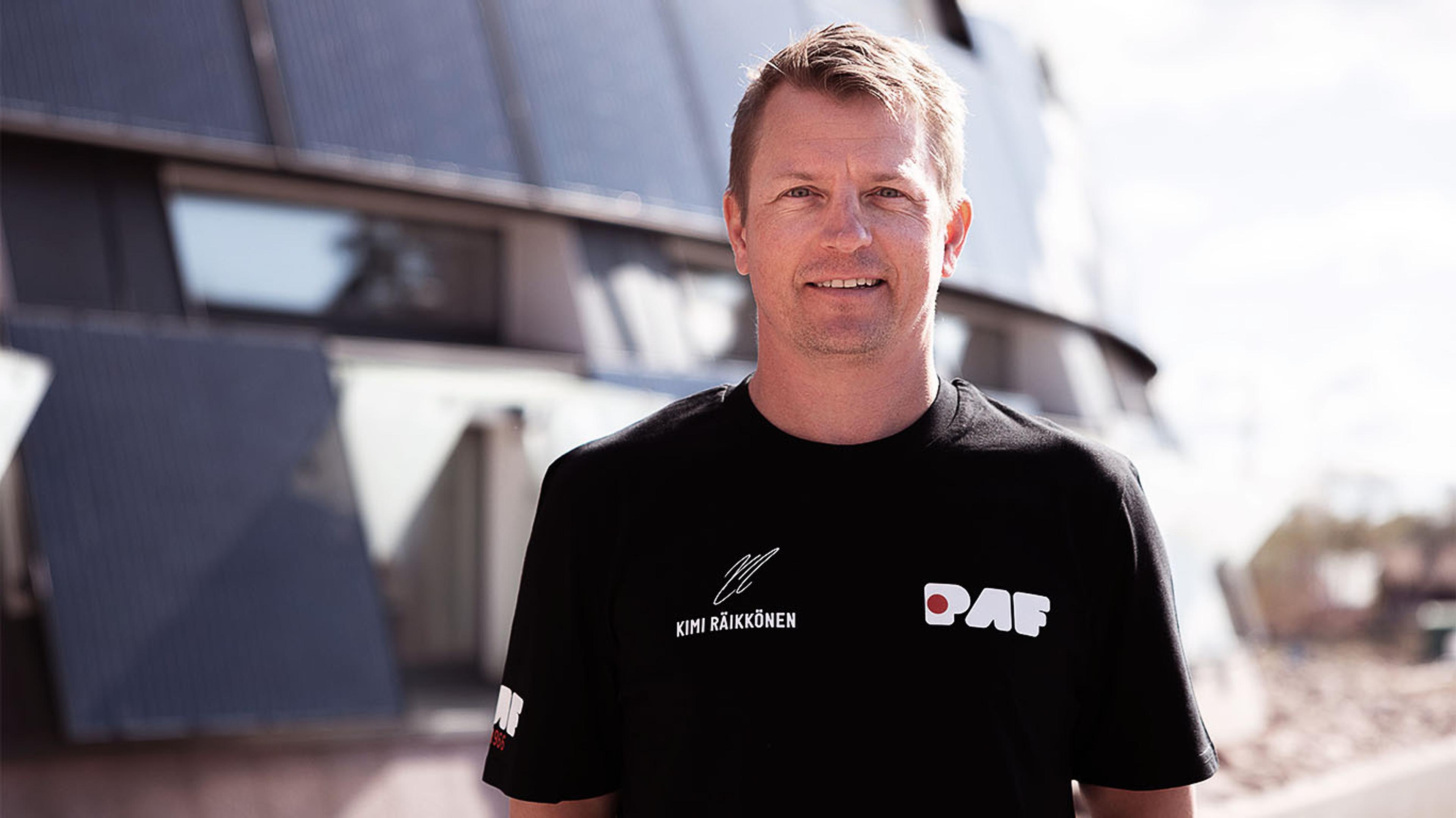 Kimi Räikkönen at Paf's Head Office in Mariehamn