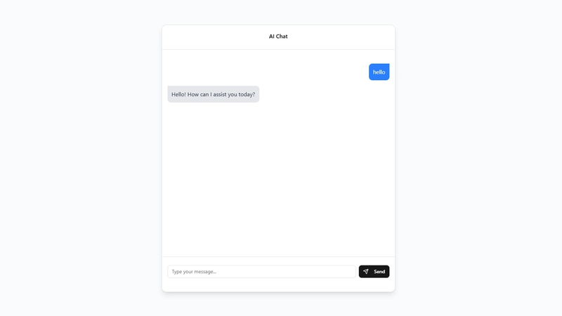 Basic Chatbot UI