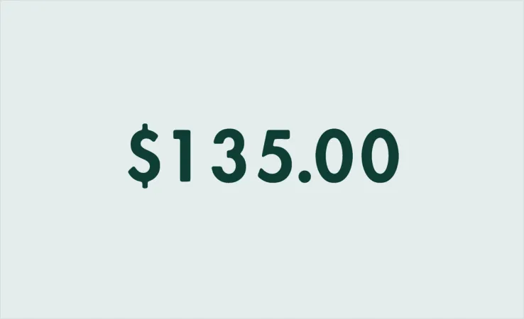 Animation dynamically displaying the subscription price on the OS Benefits platform, likely reacting to plan or employee count adjustments.