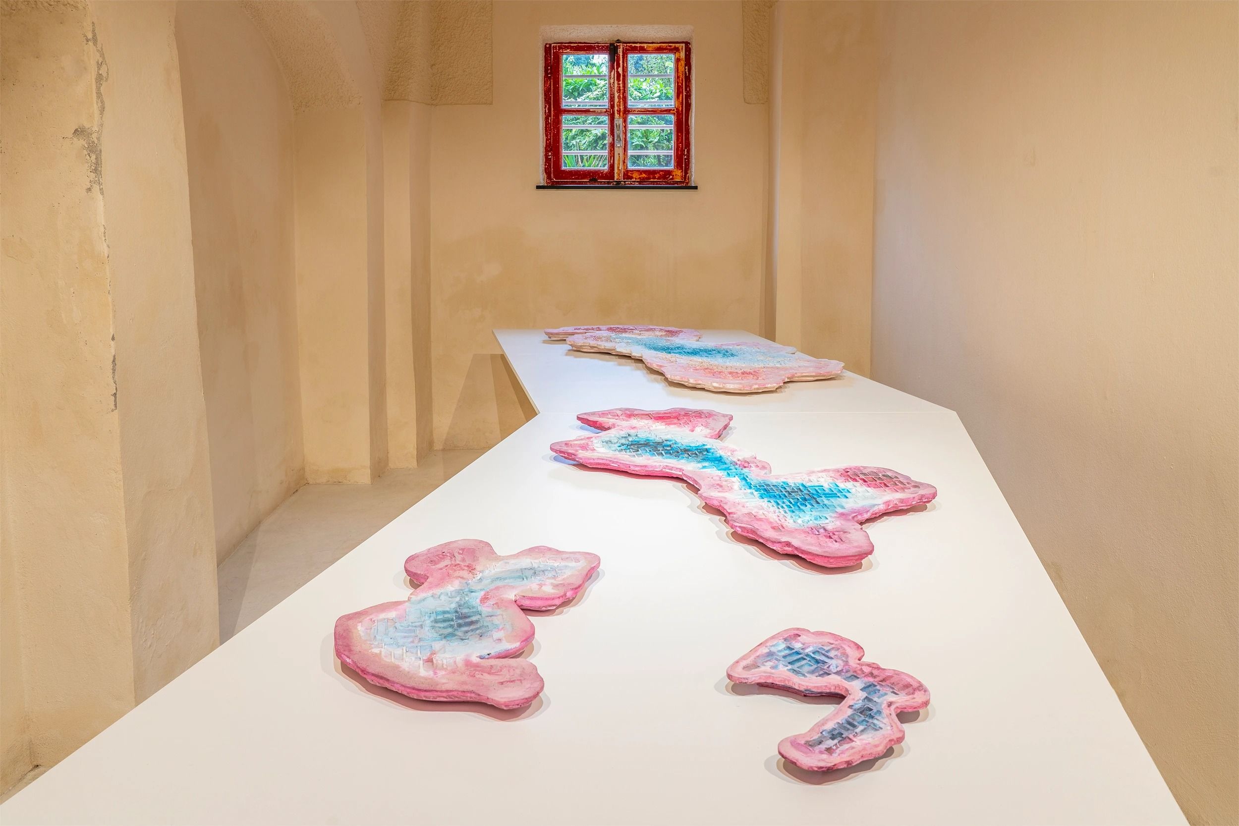 A photo of one of the gallery's exhibitions in Albisola