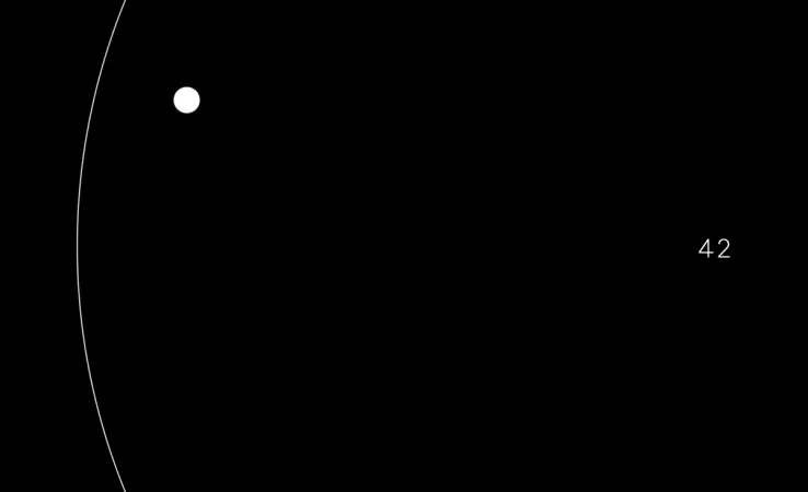Close-up of the volume animation on SAATU's custom video player, where the audio waveform visually reacts to sound levels, enhancing the focus on sound design