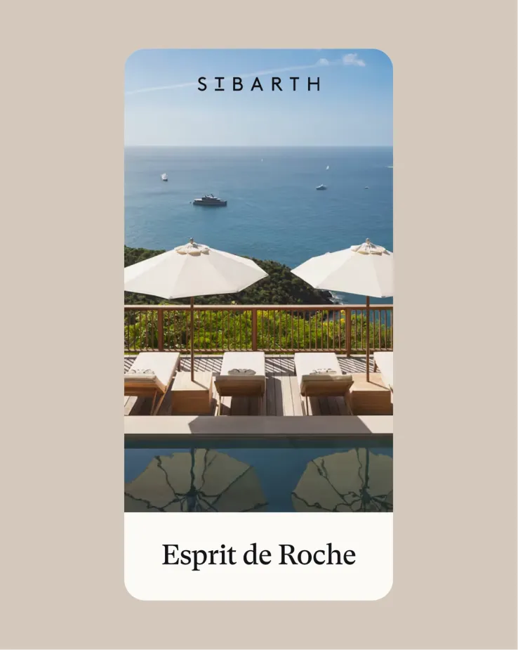 * Mobile-optimized view of a Sibarth luxury villa listing page, ensuring a seamless booking experience on all devices