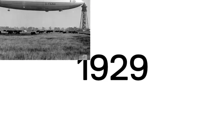 Scroll-triggered year animation on the Pertex timeline page, part of the immersive 'scrollytelling' journey through the brand's heritage and innovation.