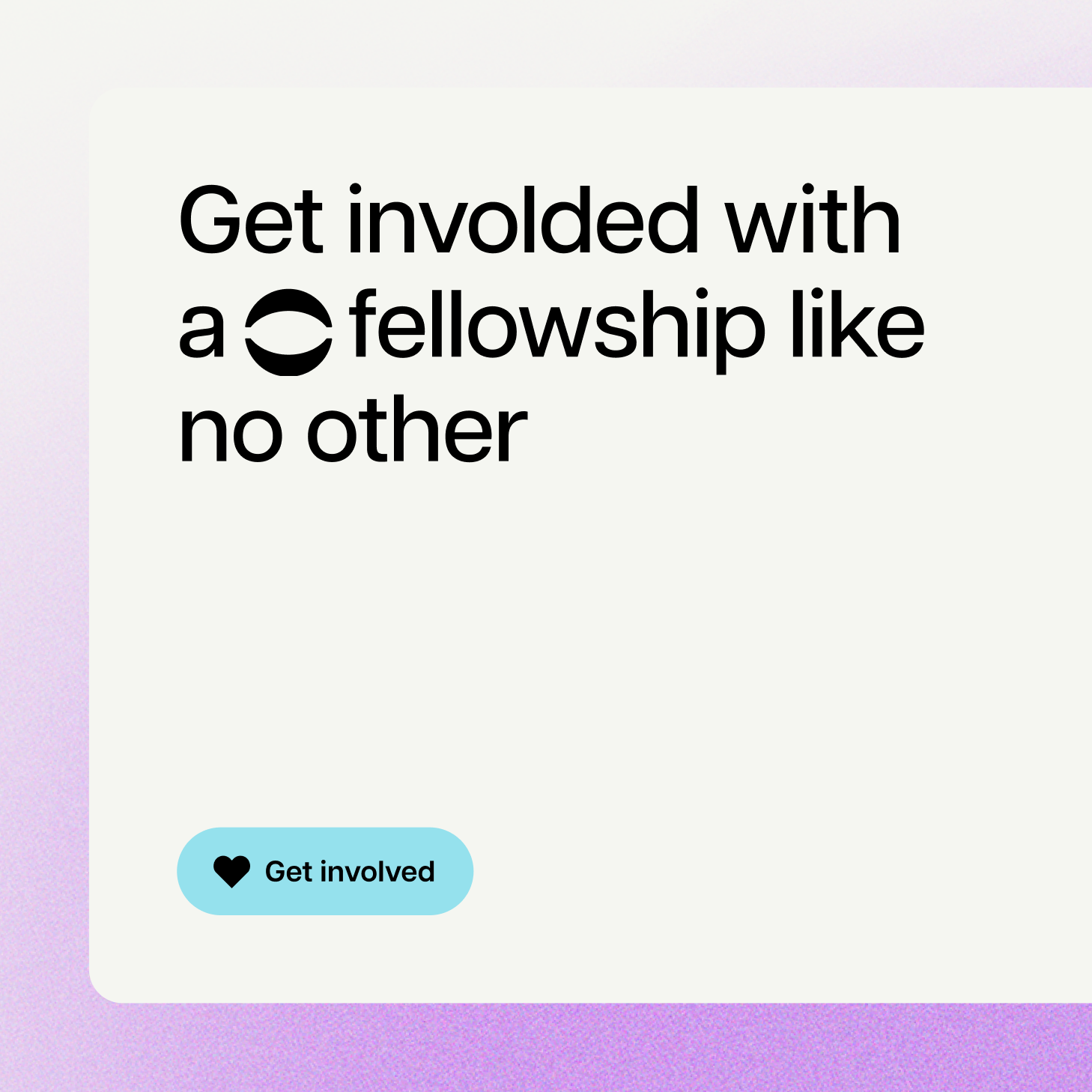 Screenshot of the homepage of the new Bevisioneers website, showing the CMS feature we developed that allows adding icons in text blocks
