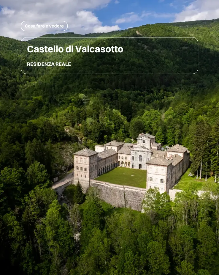 Example resource card on the Turismo Torino e Provincia (TTP) website featuring Castello di Valcasotto, part of the meticulously curated 'Resources' section for visitors.