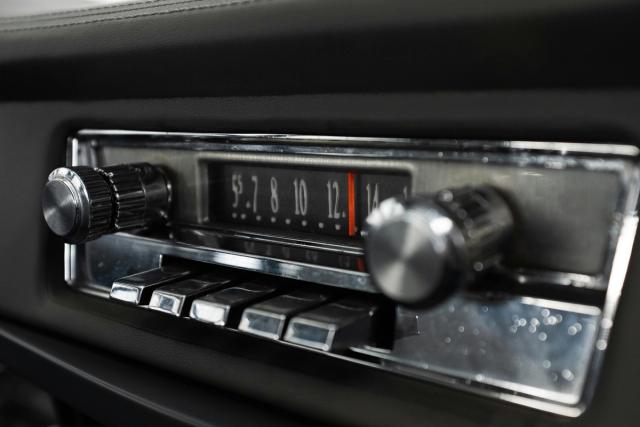 An image of a car radio face