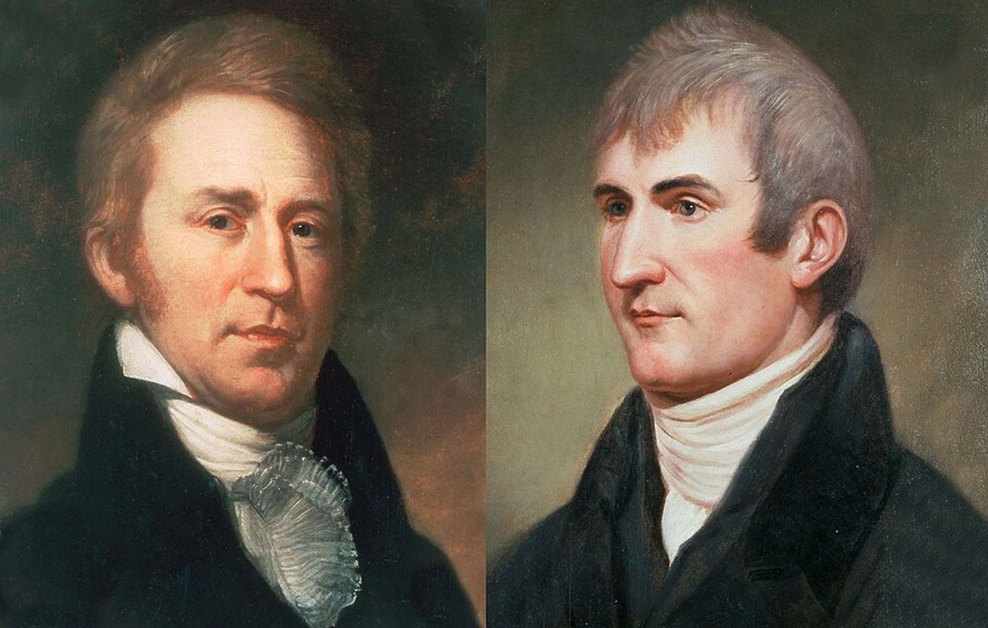 Portraits of William Clark and Meriwether Lewis