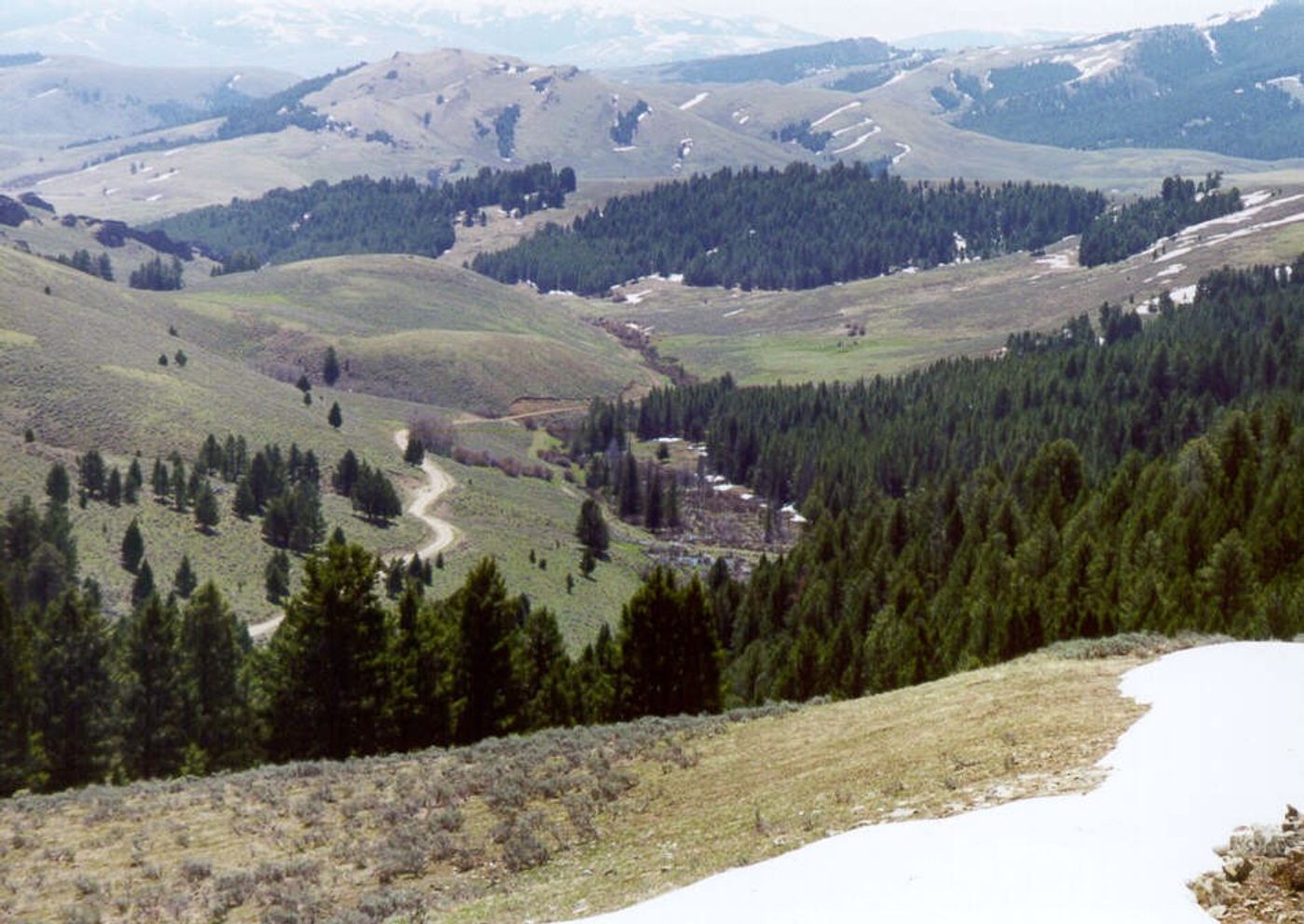Landscape at Lemhi Pass on the Montana–Idaho border