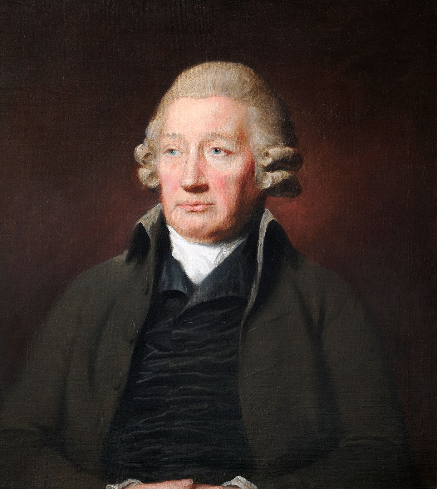 Portrait of John Wilkinson in a dark coat and white cravat