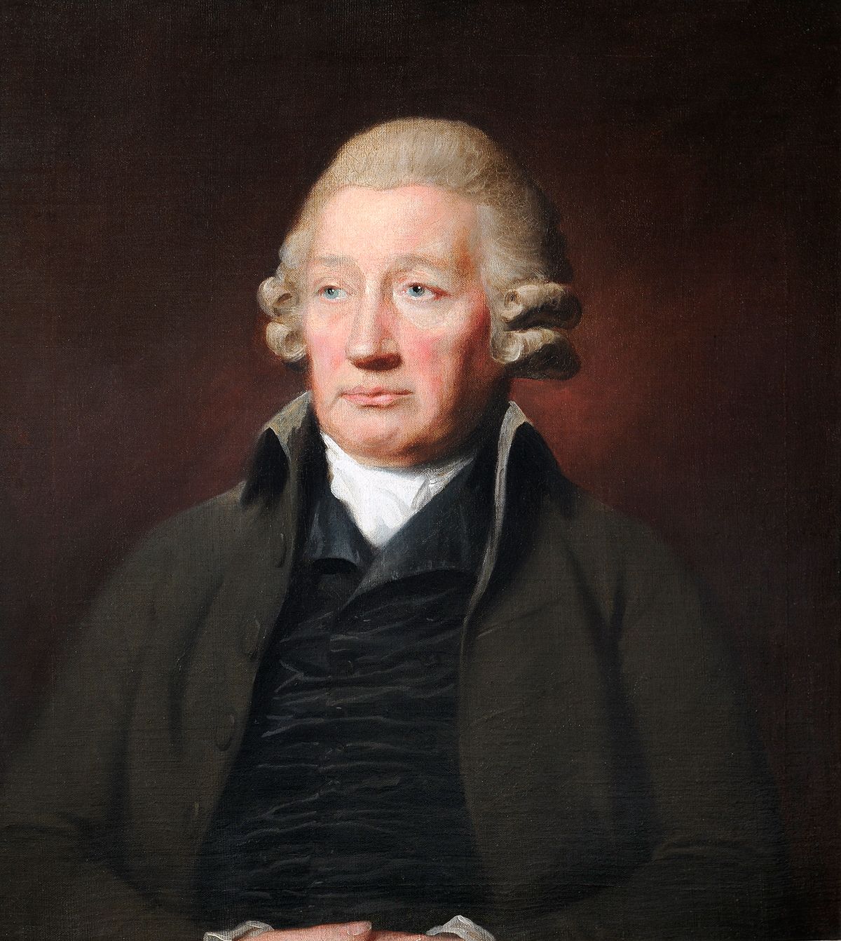 Portrait of John Wilkinson in a dark coat and white cravat