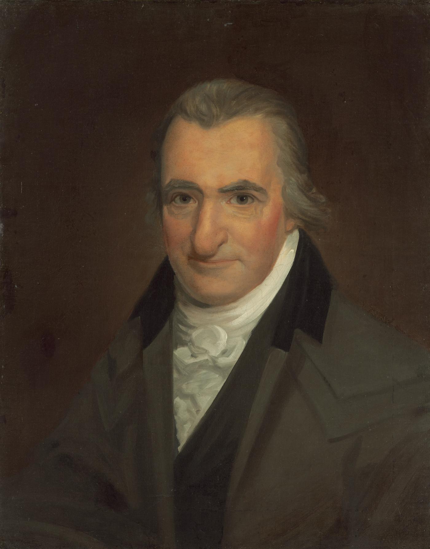 Portrait of an elderly Thomas Paine