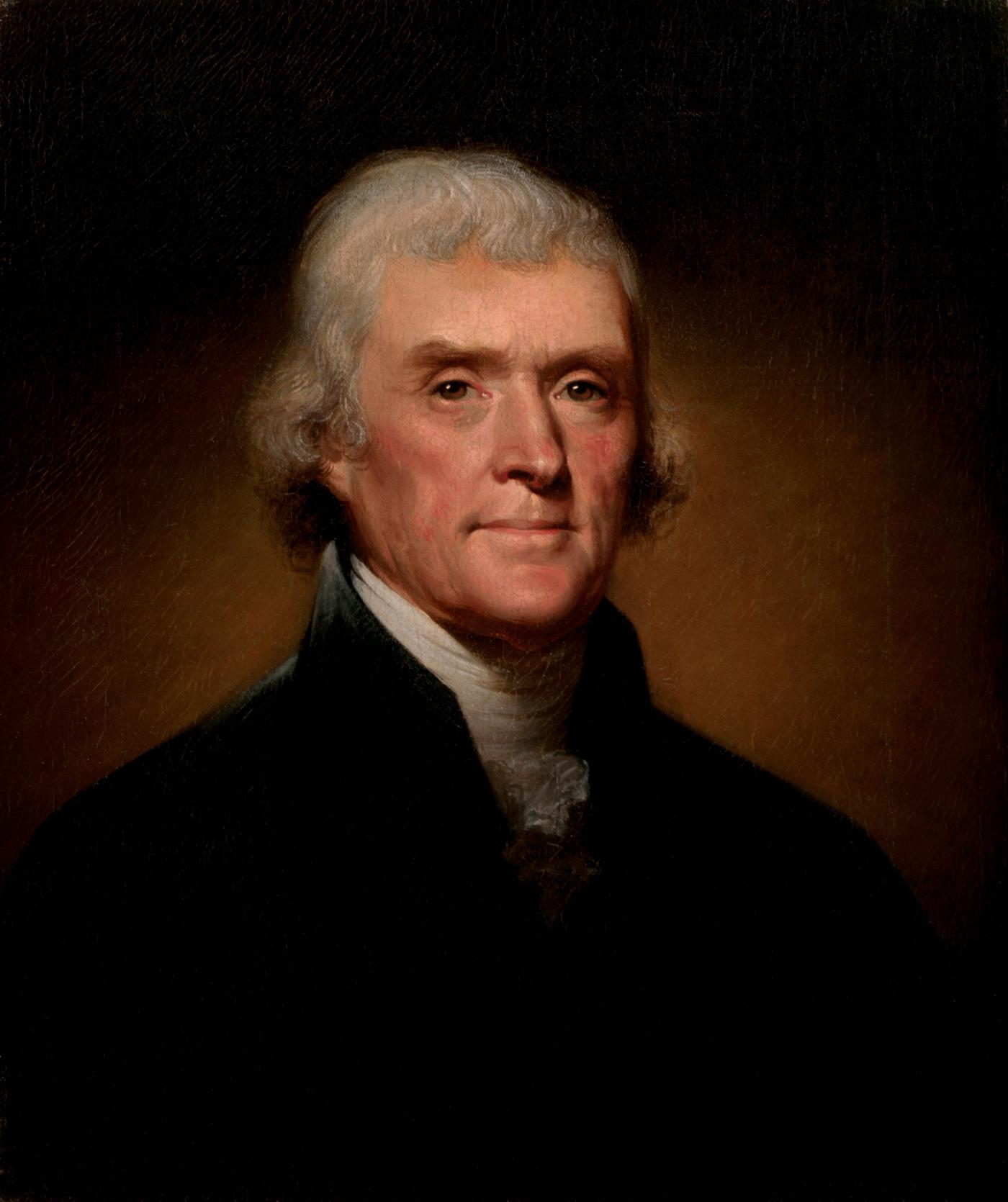 Portrait of an elderly man with gray hair wearing a black coat and white cravat against a dark background.