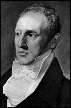 Engraved portrait of a man with swept-back hair in a dark coat and high white neckcloth