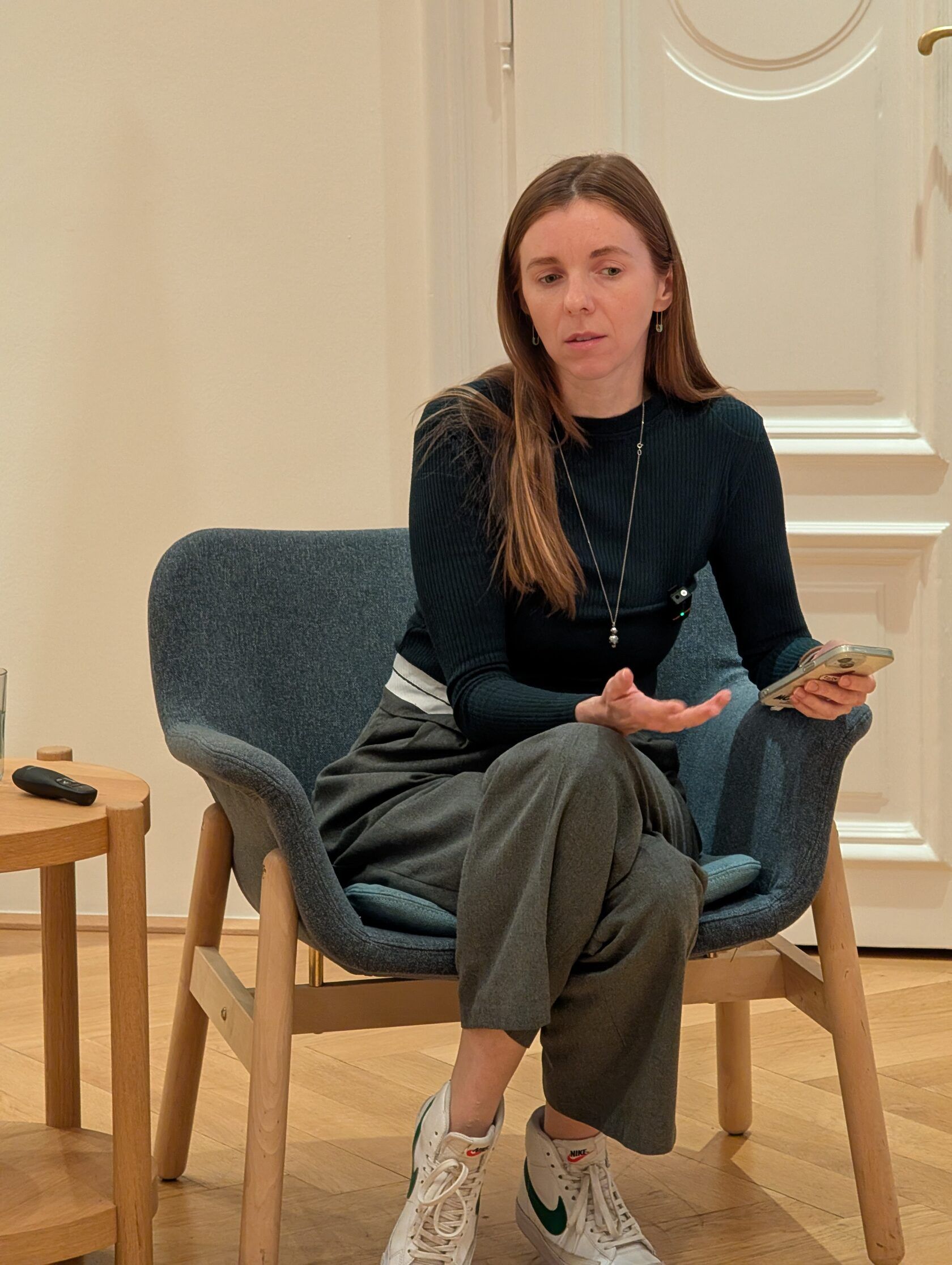 Yuliia Chystiakova at Dialogbüro Vienna, October 2025. (c) Dialogbüro Vienna