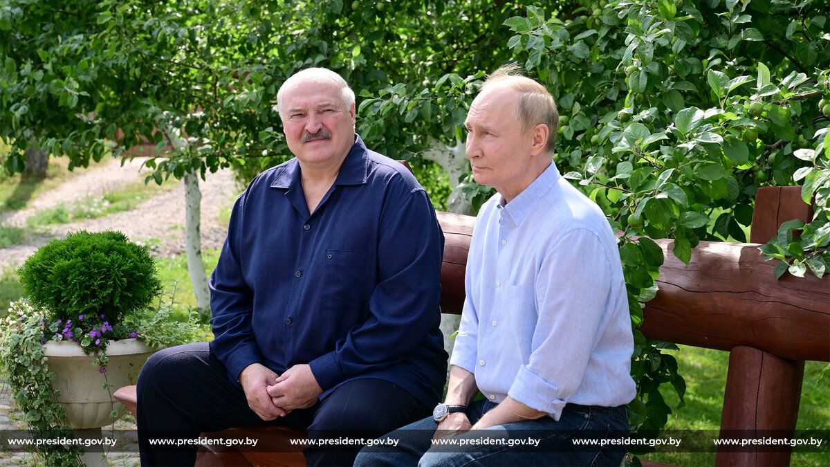 Vladimir Putin and Alexander Lukashenka during a visit to the Valaam Stavropegic Monastery of the Transfiguration of the Savior in Smolensk, August 1, 2025. Photo: president.gov.by